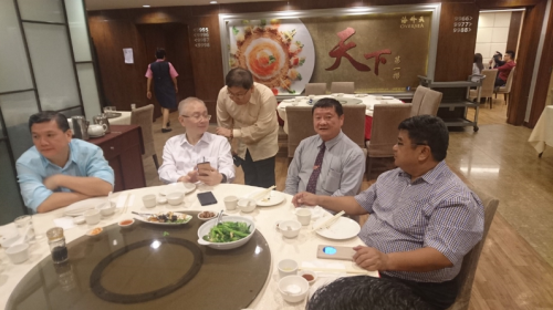 陳水田博士與馬來西亞首相署官員餐敘