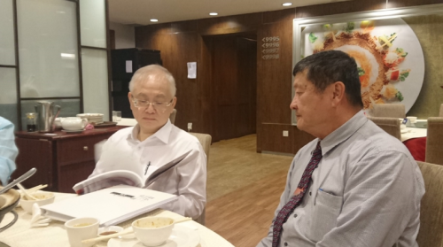 陳水田博士與馬來西亞首相署官員餐敘